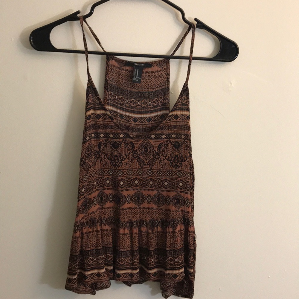 Patterned Crop Top